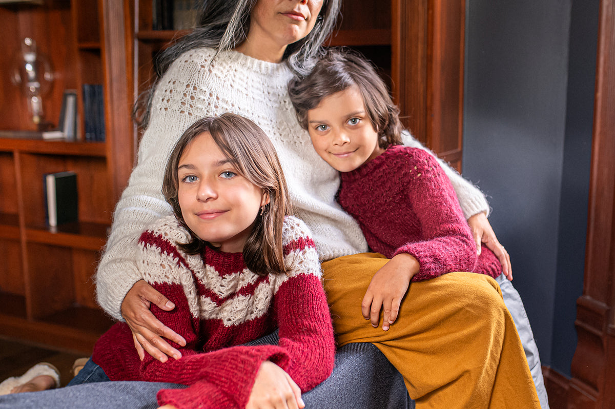 Knit Festive Christmas Sweaters for the Whole Family