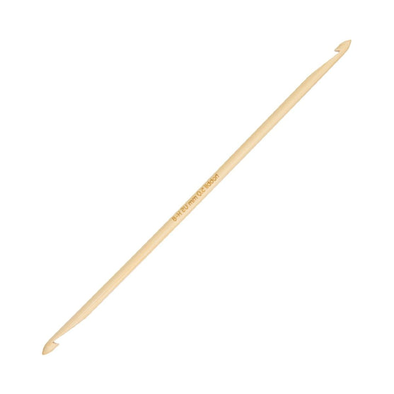 Bamboo Double Ended Tunisian Crochet Hook - 20 cm (8 in) - Hobbii
1