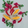 Beets, Corn and Chili Peppers
1