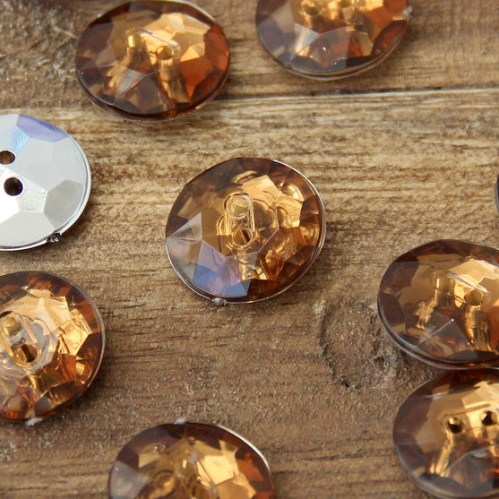 Boutons Cocktail avec deux trous - 18 mm - Go Handmade
9