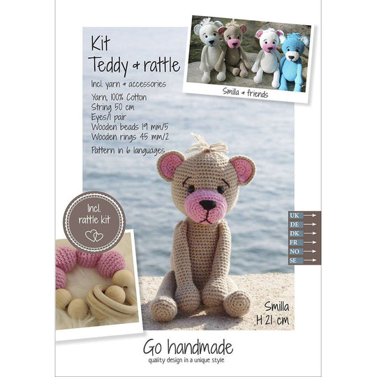 Pattern Pack (Crochet) - Teddy & Rattle - Go Handmade