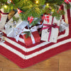 Crocheted Christmas Tree Skirt - Ribbon
1