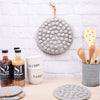 Pot holders with bubbles
1