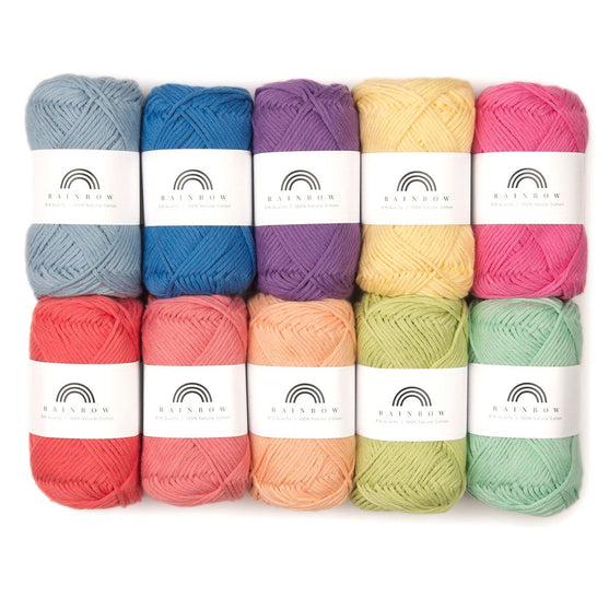 Rainbow Cotton 8/8 Color Pack 10 - Hobbii
1