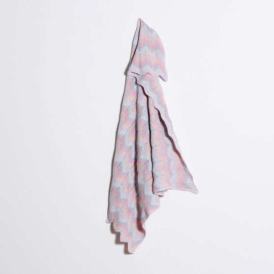 Couverture Bébé Zig Zag (Pastel)
2