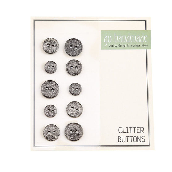 Glitter Buttons - Go Handmade
1