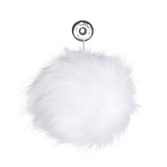 Pom Pom - White - Go Handmade
1