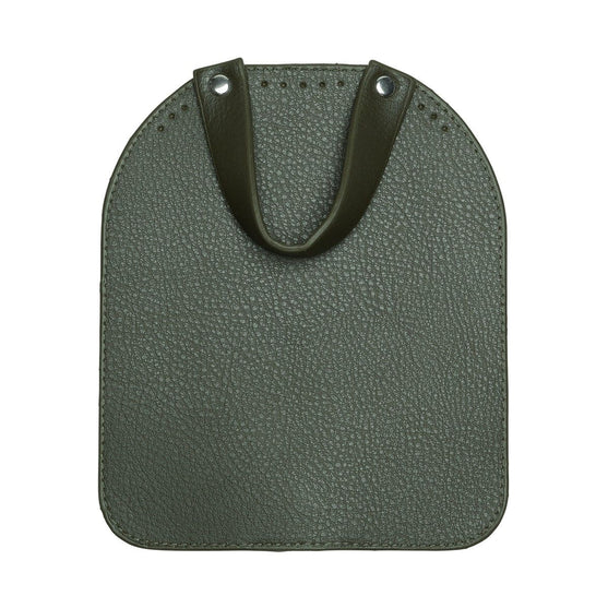 Rabat de sac avec bouton magnétique - Green/Silver - Go Handmade
1
