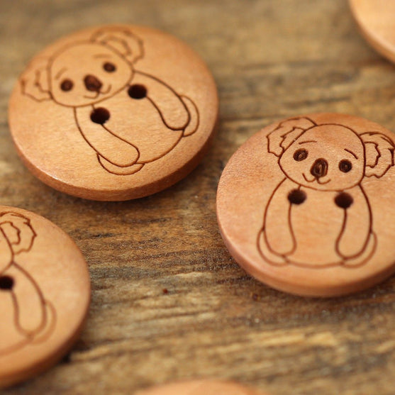 Animal buttons - 17 mm - Go Handmade
2