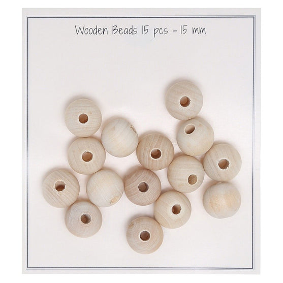 Perles en bois - Go Handmade
1