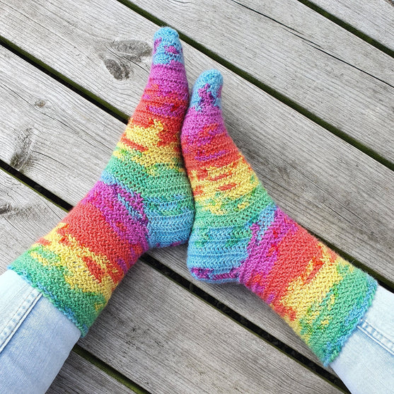 Linda’s Herringbone Socks
3