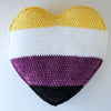 Non-Binary Pride - Heart Pillow
2