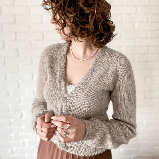 Dandelion Blowing - Cardigan Mohair Edition
2