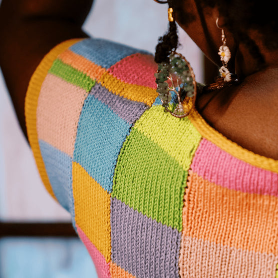 Suncatcher - T-shirt à Encolure Carrée
3