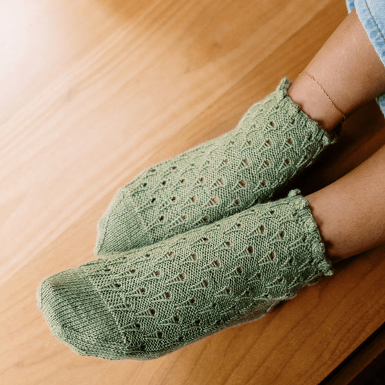 Rosmarino - Eyelet Ankle Socks
6
