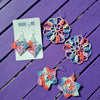 Bloom Earrings - Trio of crochet earrings
1