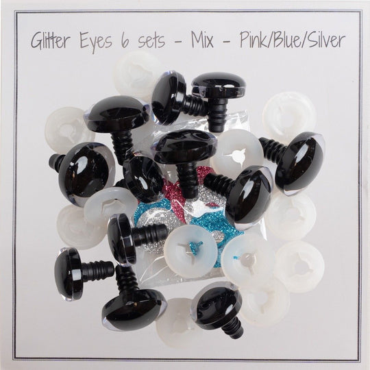 Yeux de sécurité à paillettes - Grands - Go Handmade