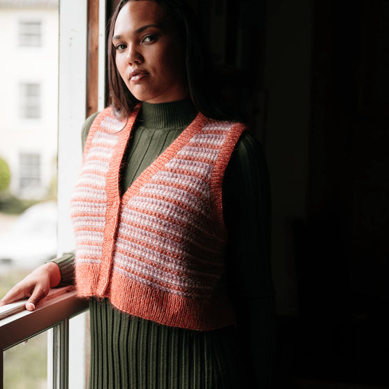 Amelia - Gilet à Motif Coloré
1