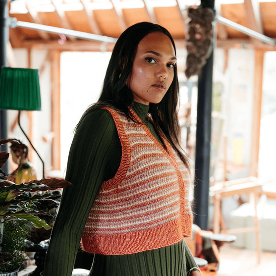 Amelia - Gilet à Motif Coloré
3