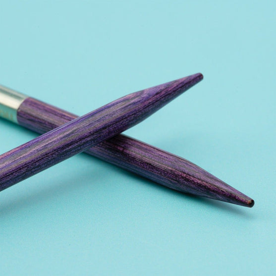 Set d'aiguilles circulaires courtes interchangeables Betula Essential - Mulberry - Hobbii
5