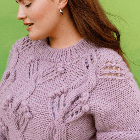 Apotheosis - Cable and Bobble Pullover
2
