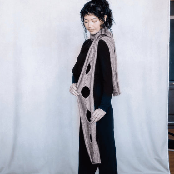 Isley - Écharpe à Torsades Ajourés
2