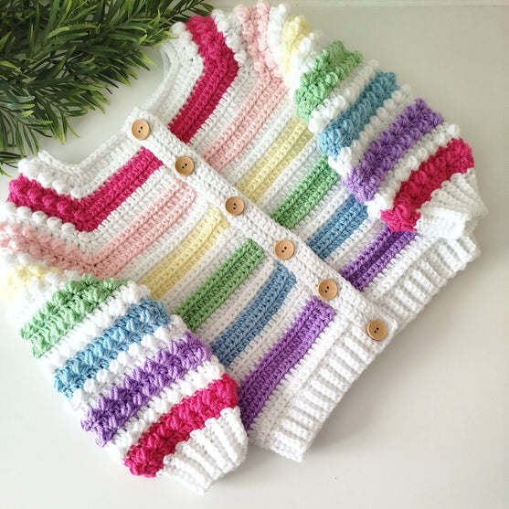 Spring Berry - Children’s Cardigan
3