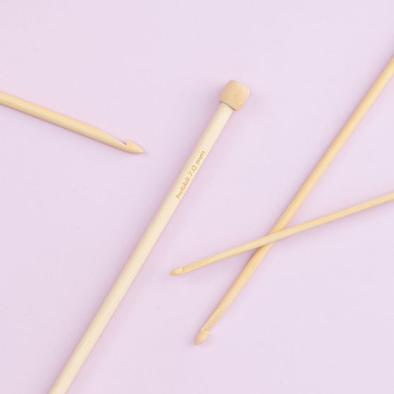 Crochet Tunisien en Bambou - 25 cm - Hobbii
5