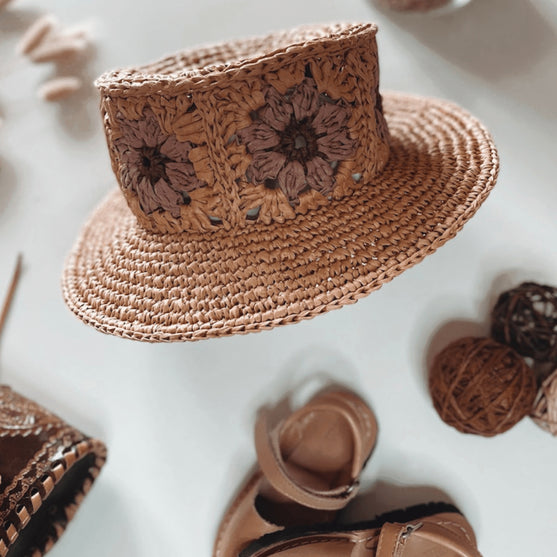 Daisy Boater Hat
6