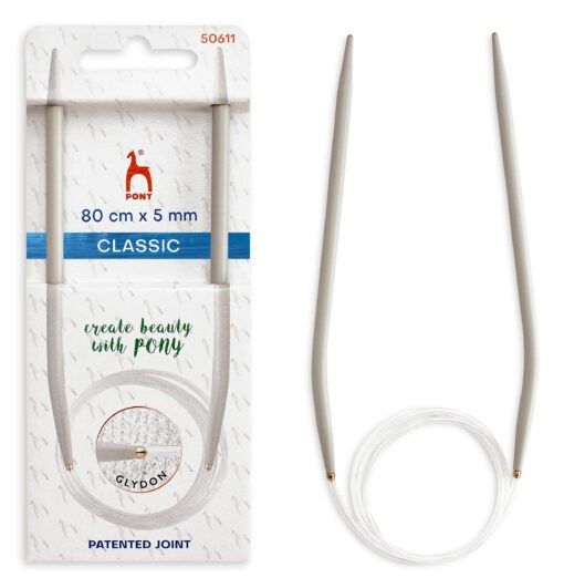 Circular Needle Classic - 80 cm - Pony
1