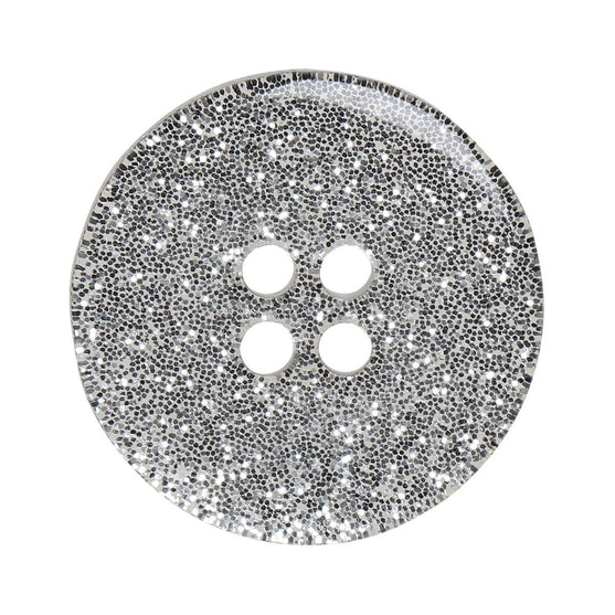 Boutons Glitter - Argent - Plusieurs Tailles - Go Handmade
3