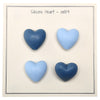 Perles en silicone - Coeur - 4 pièces - Go Handmade
1
