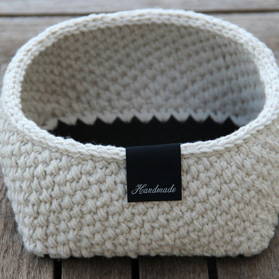 Moss Stitch Panier - Carré
2