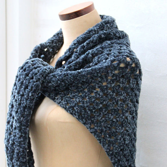 Granny Shawl Boheme Velvet "Double"
2