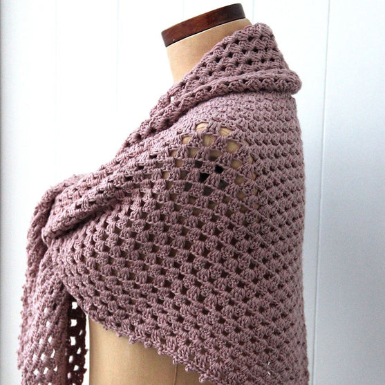 Granny Shawl with Picot Edge
3