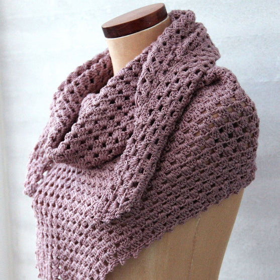 Granny Shawl with Picot Edge
4