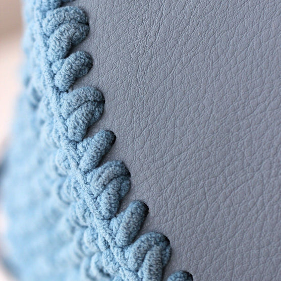 Teddy Basket Grand avec fond en cuir PU
4