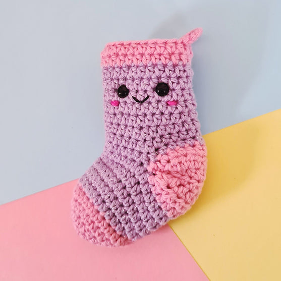 Kawaii Christmas Stocking - Ornament
2
