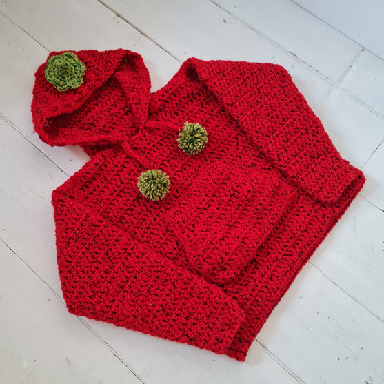 Strawberry - Pull à capuche pour enfant
7