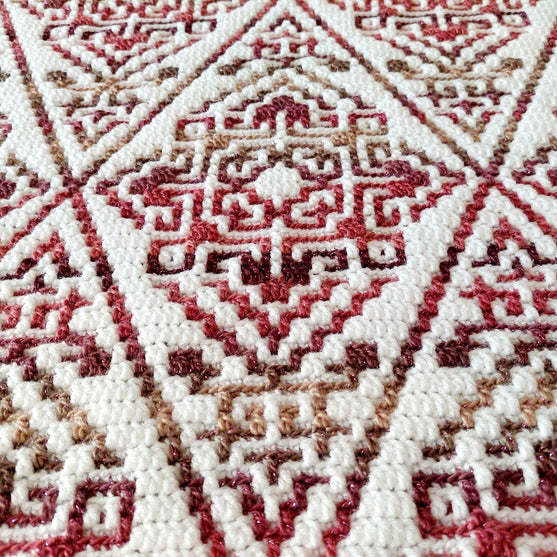 Aztecana - Mosaic Crochet Blanket
6