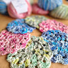 Silk Print Flower - Coasters
4