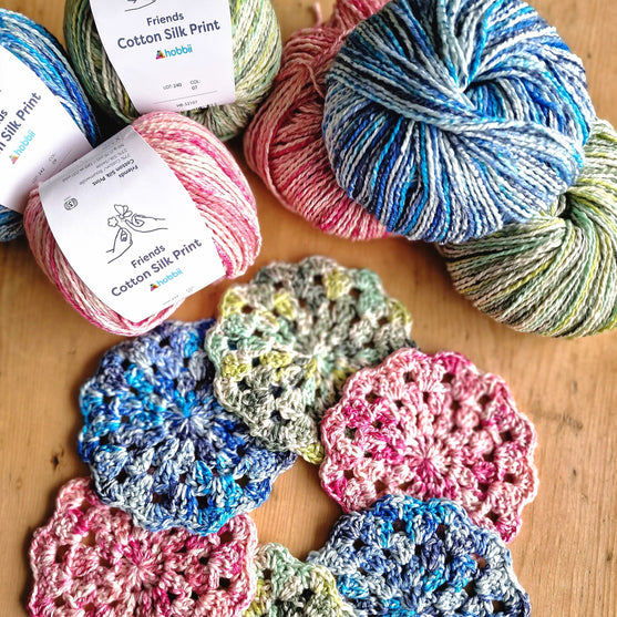 Silk Print Flower - Sous-verres
5