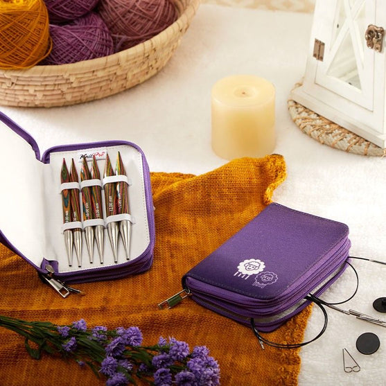 Jeu d'aiguilles circulaires interchangeables Symfonie Chunky - KnitPro
4