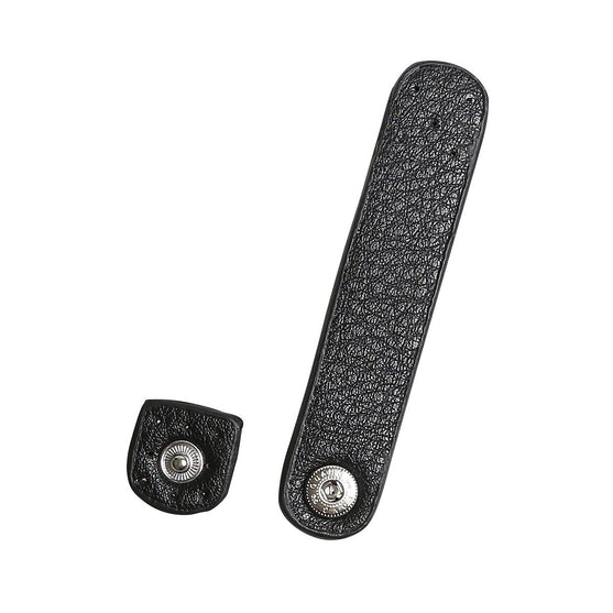 Sangle et attache avec bouton-pression en cuir PU 9 x 1,8 cm - Go Handmade
2