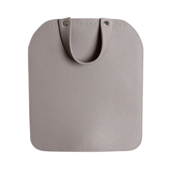 Rabat de sac avec bouton magnétique - Beige/Argent - Go Handmade
1