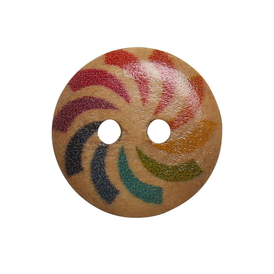 Boutons arc-en-ciel - 15 mm - Go Handmade
3