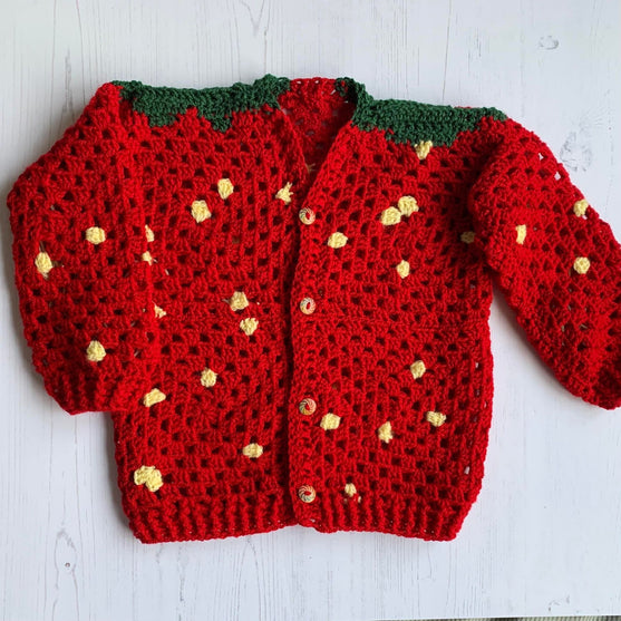 Strawberry - Children’s Cardigan
1