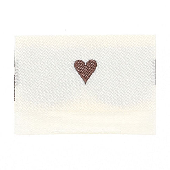 10 Etiquettes - Made with love - 1 Cœur - 3,5 cm - Go Handmade
2