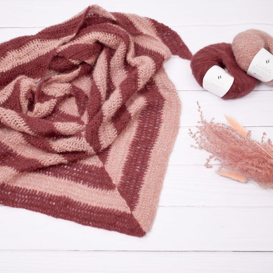 Châle Fifty-Fifty
6