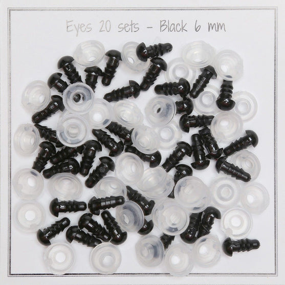 Yeux de sécurité - 6 mm - Go Handmade
1